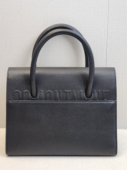 Dior Black Medium Grained Calfskin St.Honore Tote Bag (GHW)