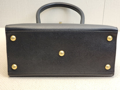 Dior Black Medium Grained Calfskin St.Honore Tote Bag (GHW)