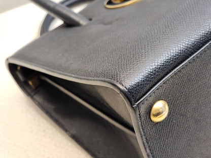 Dior Black Medium Grained Calfskin St.Honore Tote Bag (GHW)