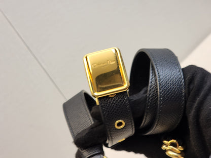 Dior Black Medium Grained Calfskin St.Honore Tote Bag (GHW)