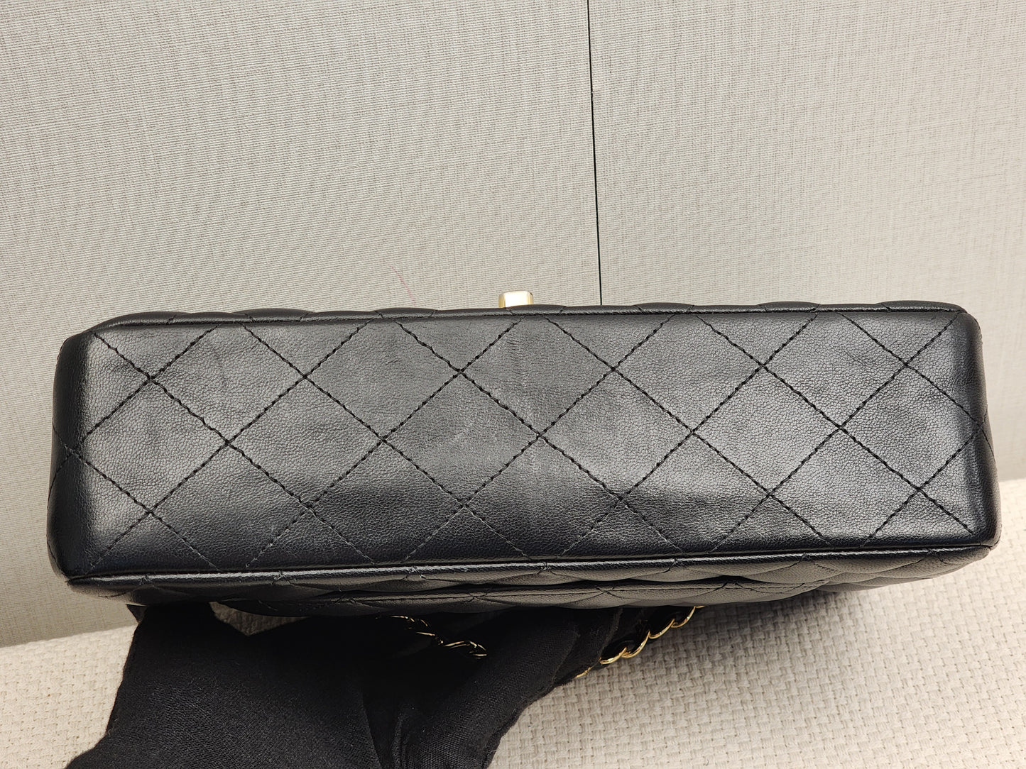 Chanel Black Lambskin Small CF (GHW)