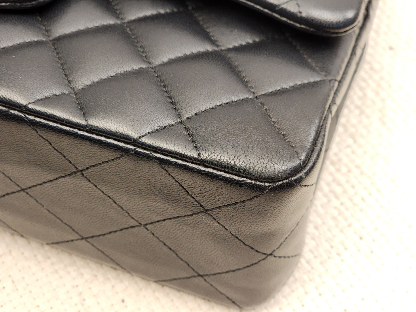 Chanel Black Lambskin Small CF (GHW)