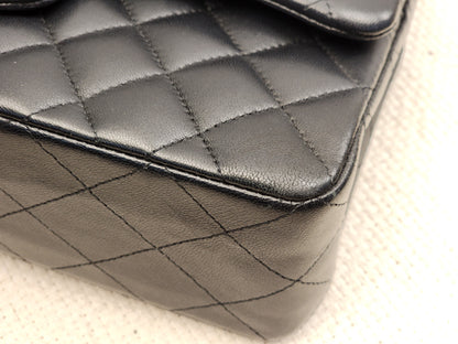 Chanel Black Lambskin Small CF (GHW)