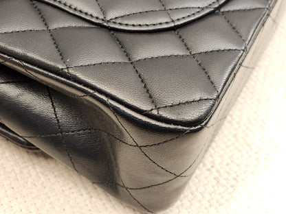Chanel Black Lambskin Small CF (GHW)