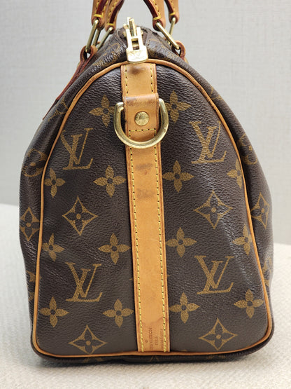LV Monogram Speedy 25 Bandouliere