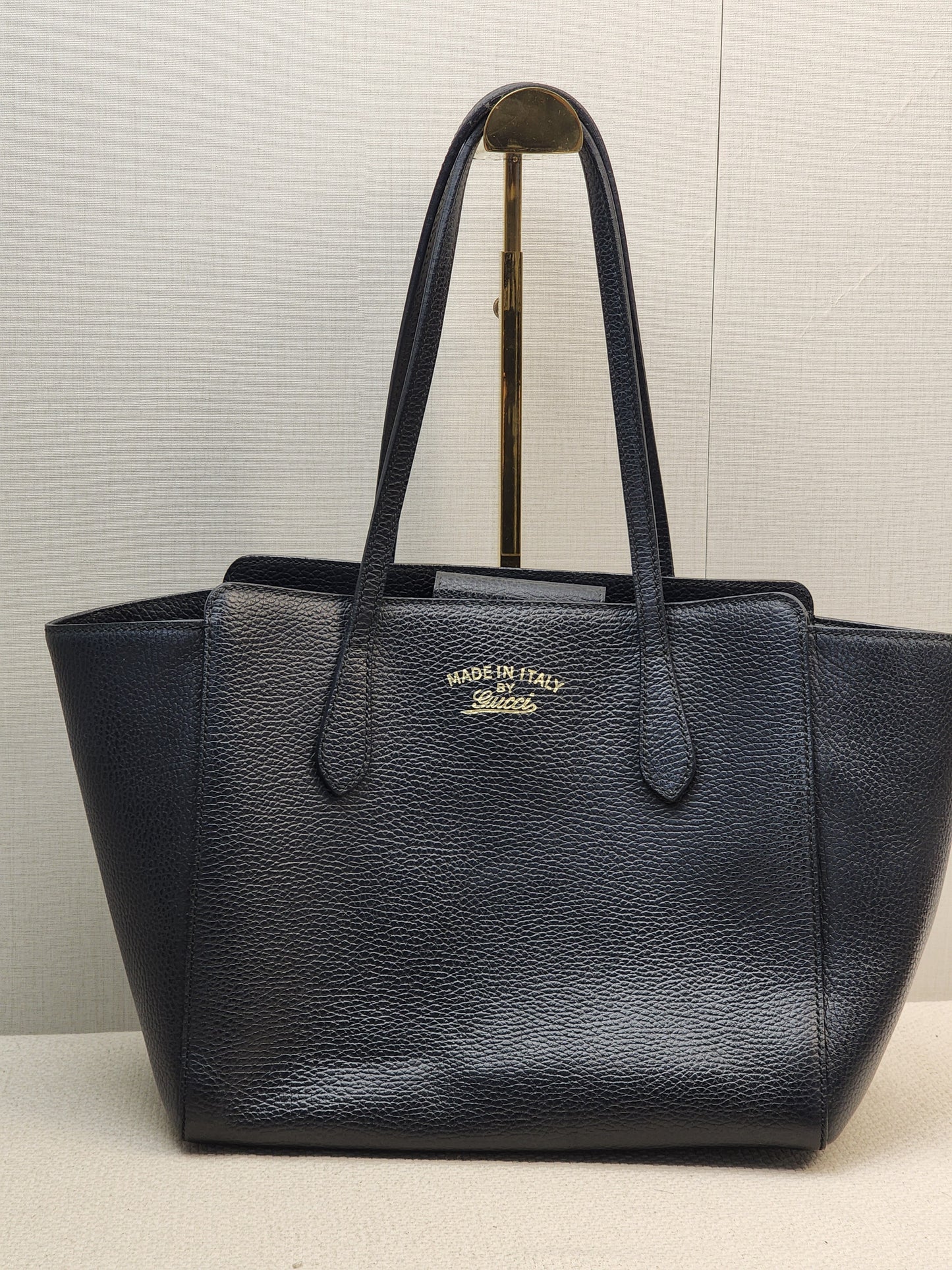 Gucci Small Black Swing Tote