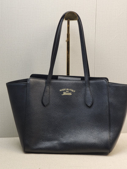 Gucci Small Black Swing Tote