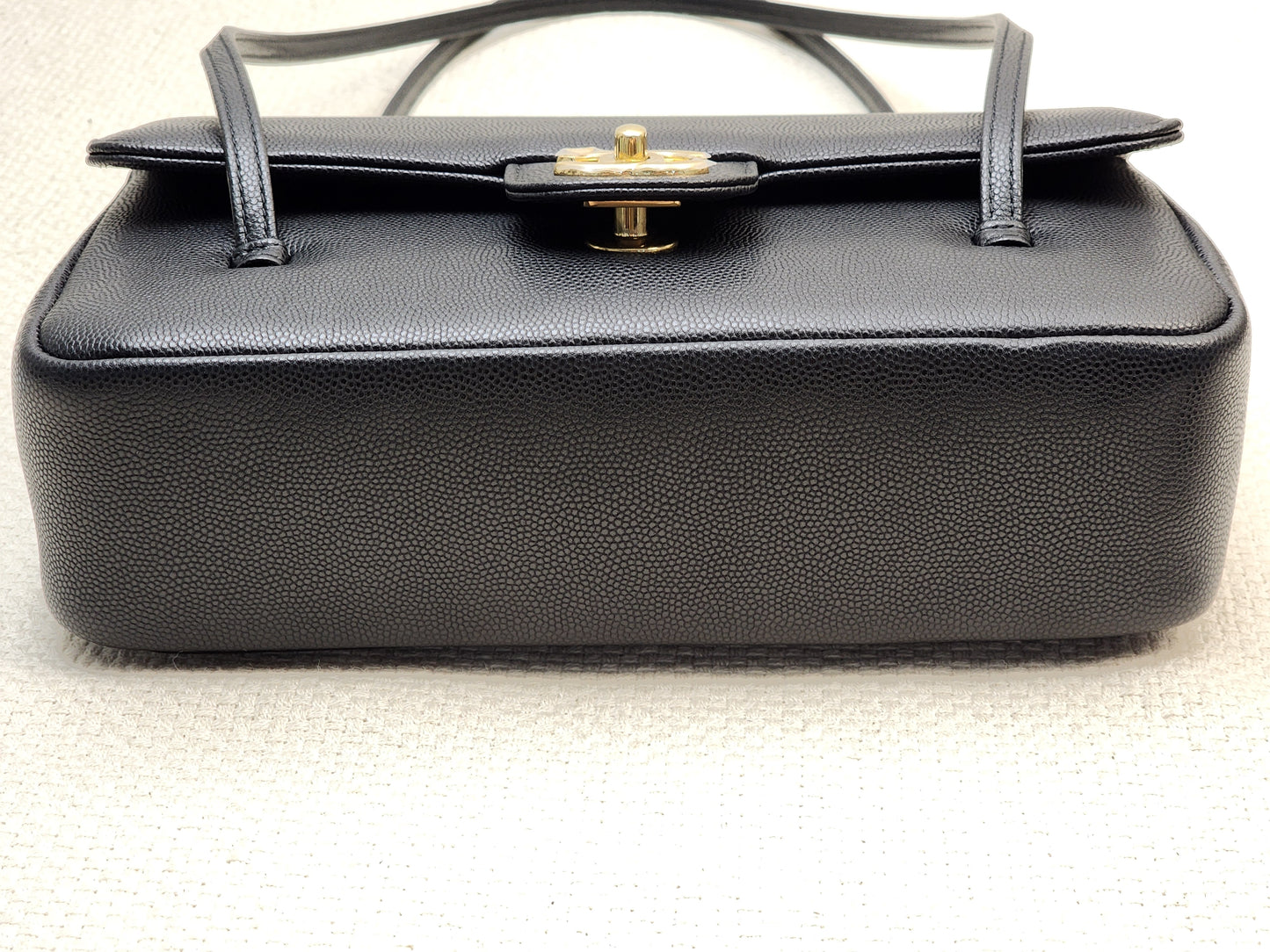 Chanel Black Caviar Small Preppy Coco Bag (GHW)