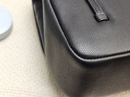 Chanel Black Caviar Small Preppy Coco Bag (GHW)
