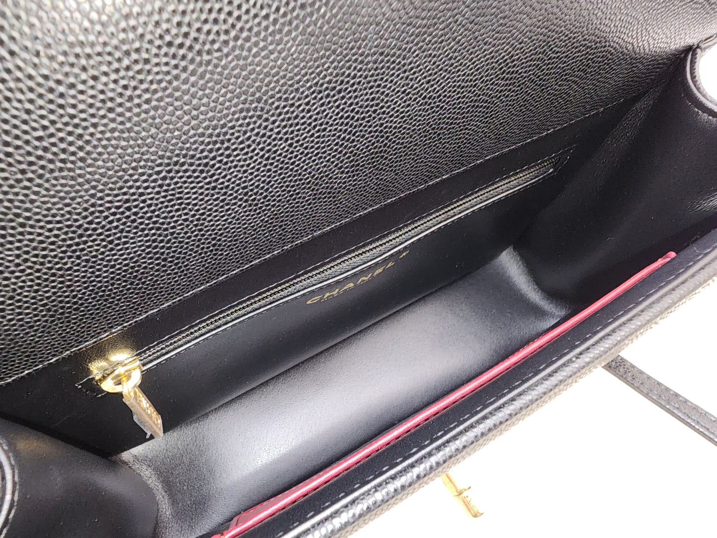 Chanel Black Caviar Small Preppy Coco Bag (GHW)