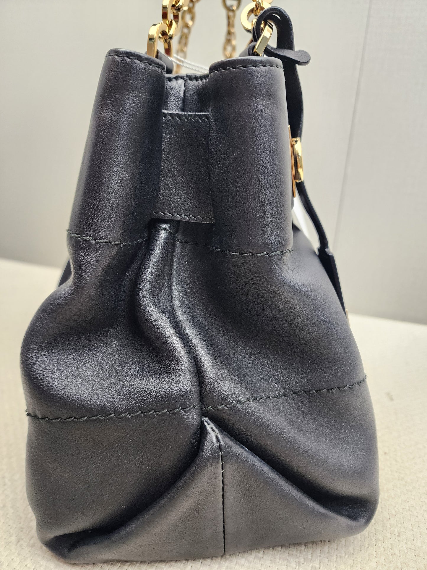 Salvatore Ferragamo Calfskin Chain Tote (GHW)