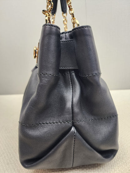 Salvatore Ferragamo Calfskin Chain Tote (GHW)