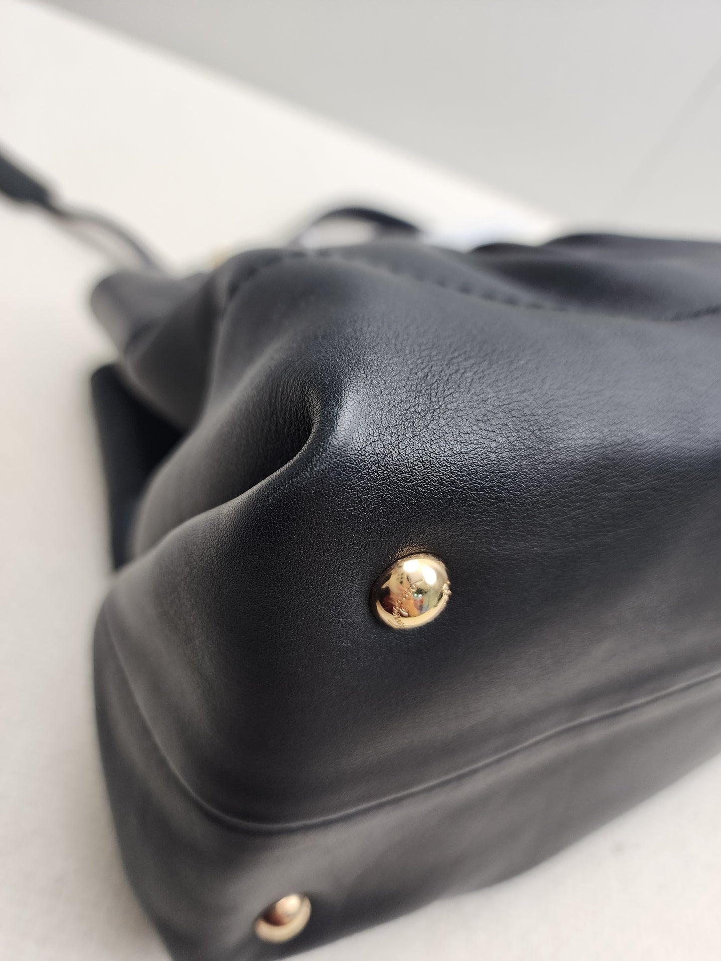 Salvatore Ferragamo Calfskin Chain Tote (GHW)
