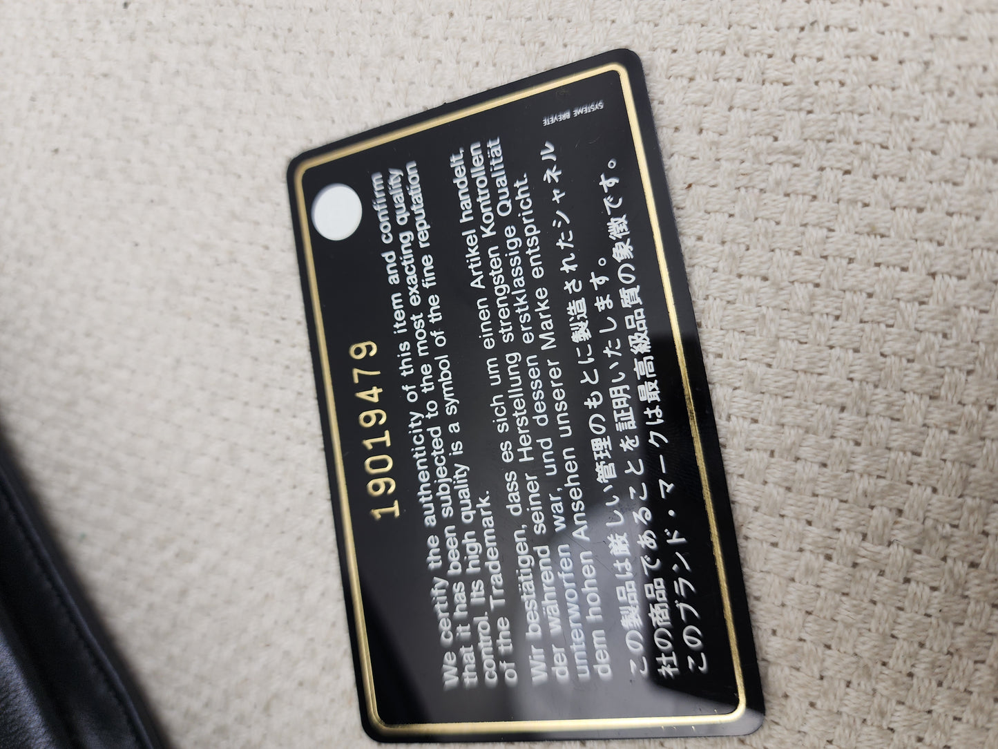 Chanel Black Calfskin Old Medium Boy (RHW)