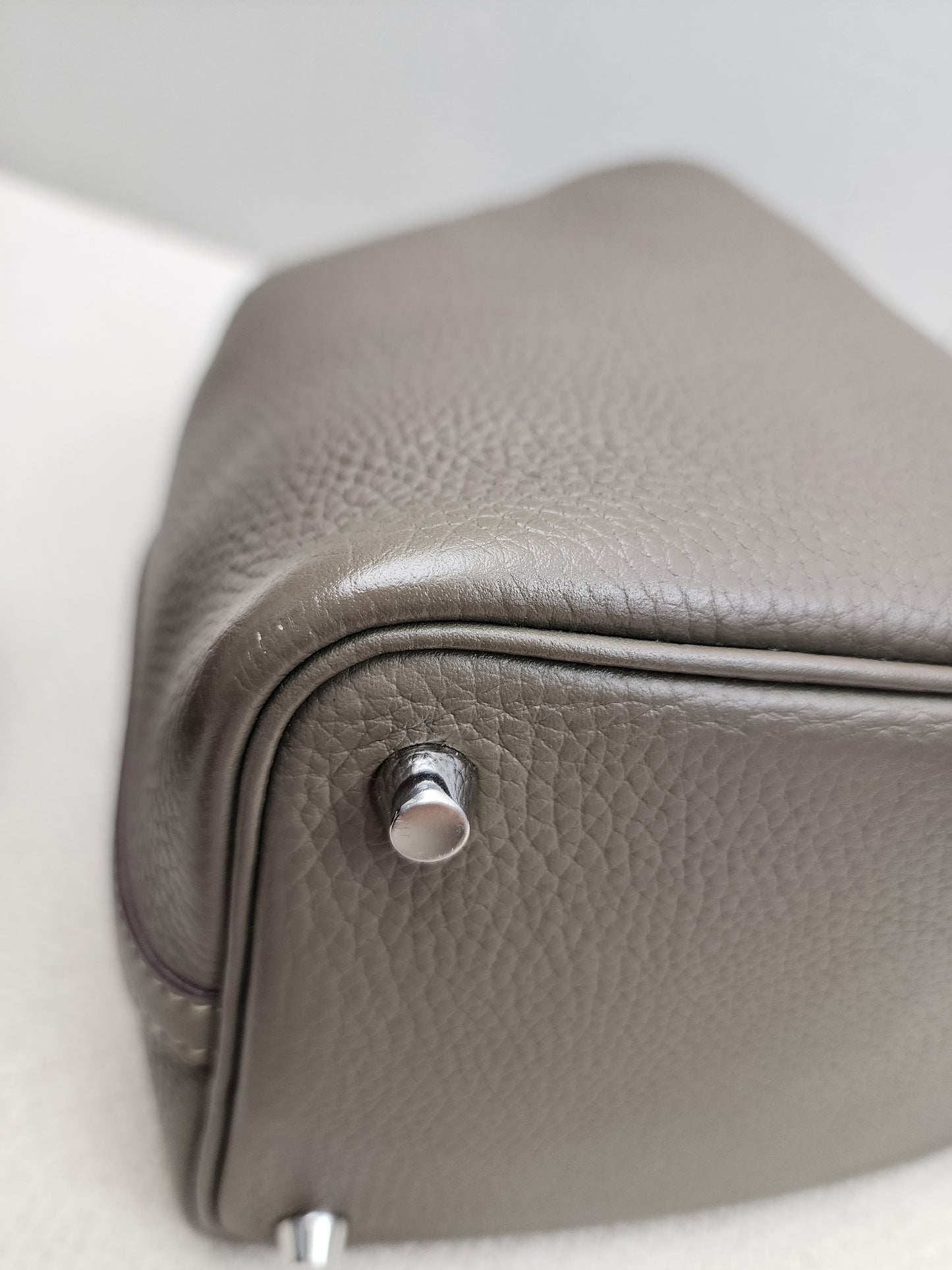 Hermes Etoupe Picotin 18 (PHW)