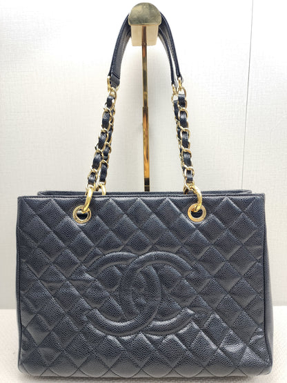 Chanel Black Caviar GST (GHW)