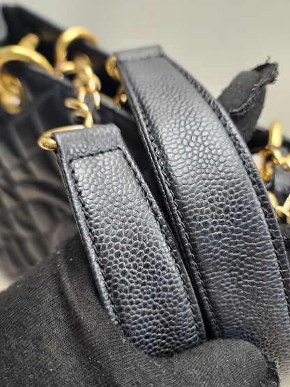 Chanel Black Caviar GST (GHW)