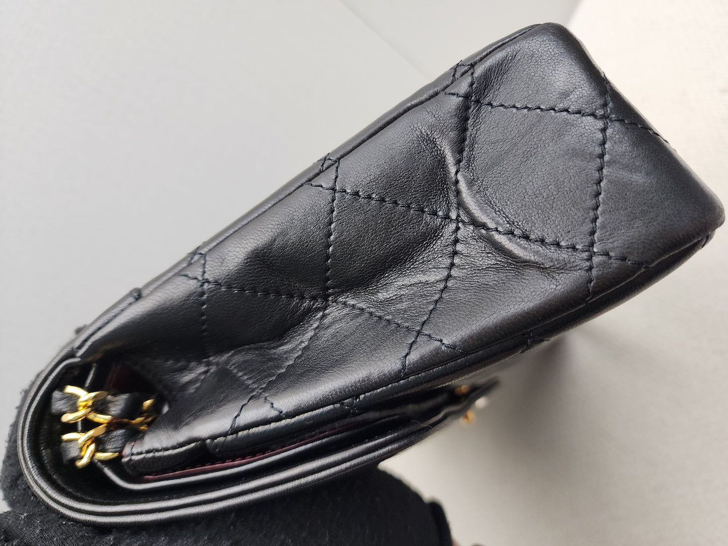 Chanel Black Lambskin Vintage Paris Limited CC Double Flap
