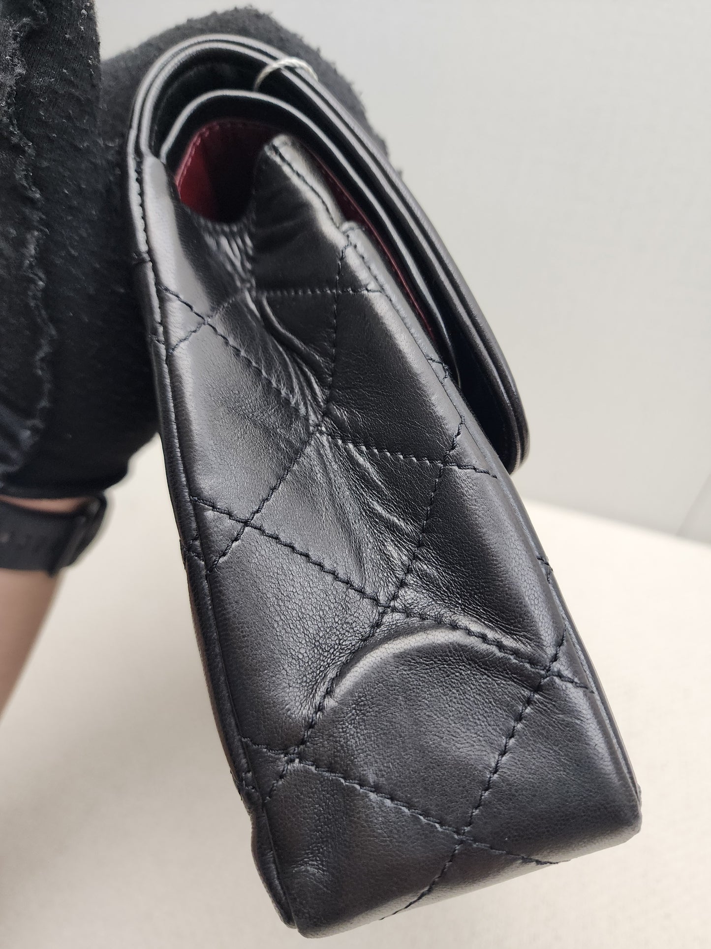 Chanel Black Lambskin Vintage Paris Limited CC Double Flap