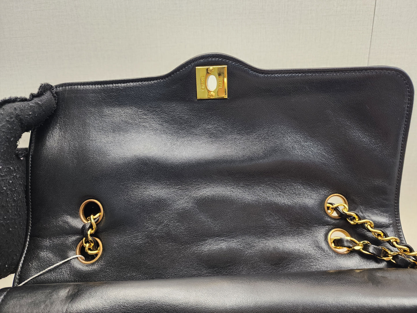 Chanel Black Lambskin Vintage Paris Limited CC Double Flap