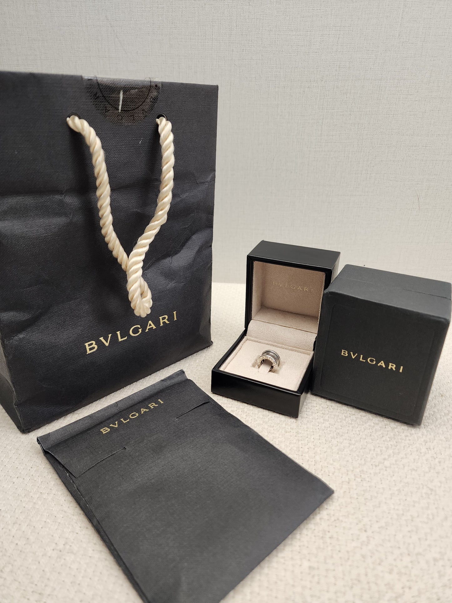 Bvlgari 18K White Gold B.Zero1 Pendant