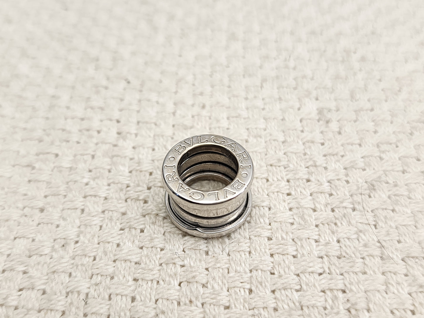 Bvlgari 18K White Gold B.Zero1 Pendant