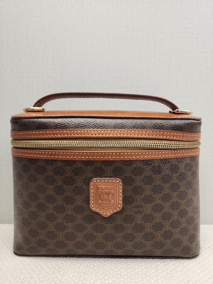 Celine Vintage Macadam Vanity Bag