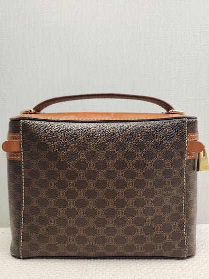 Celine Vintage Macadam Vanity Bag