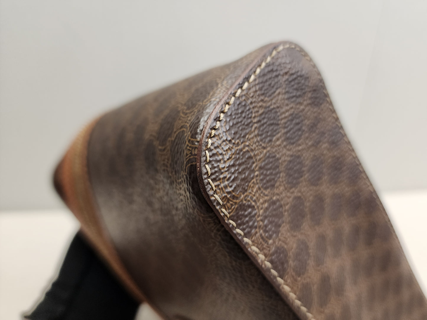 Celine Vintage Macadam Vanity Bag