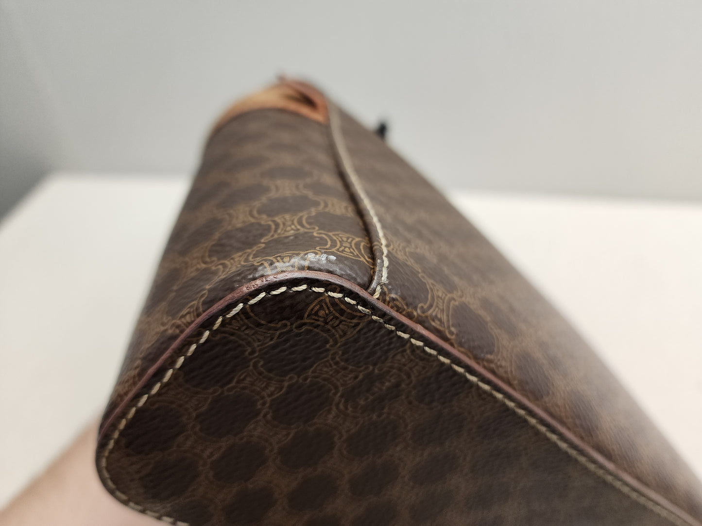 Celine Vintage Macadam Vanity Bag