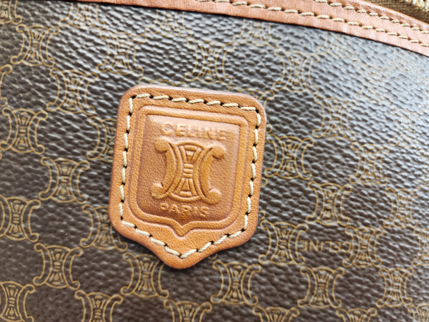 Celine Vintage Macadam Vanity Bag