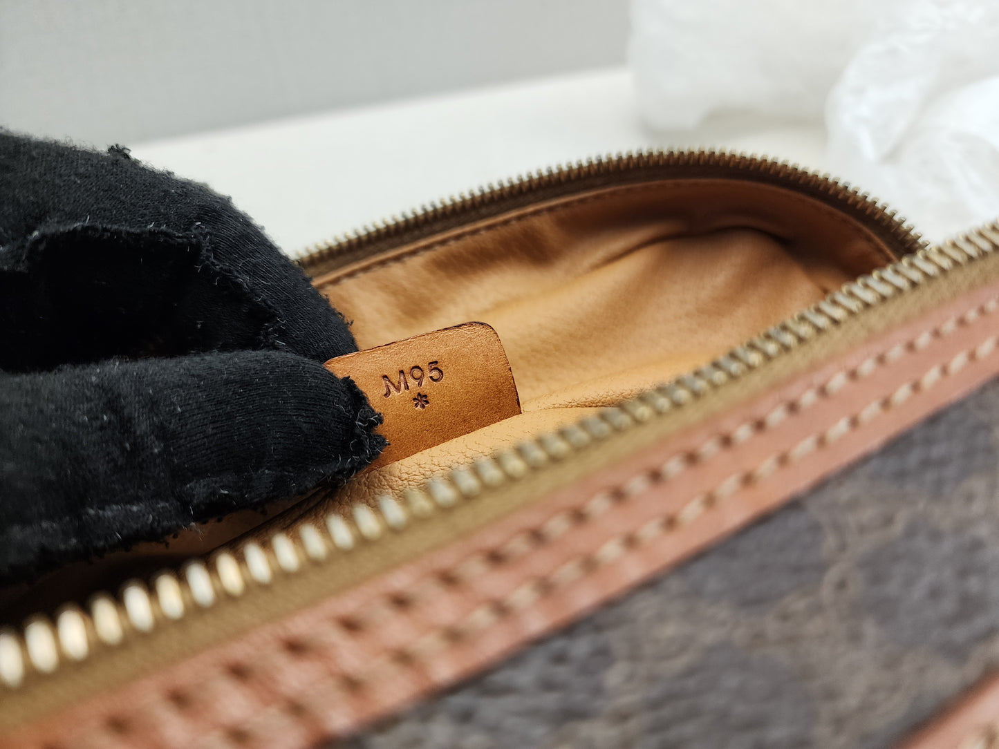 Celine Vintage Macadam Vanity Bag