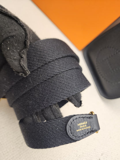 Hermes Taurillon Clemence Mini Evelyne (GHW)
