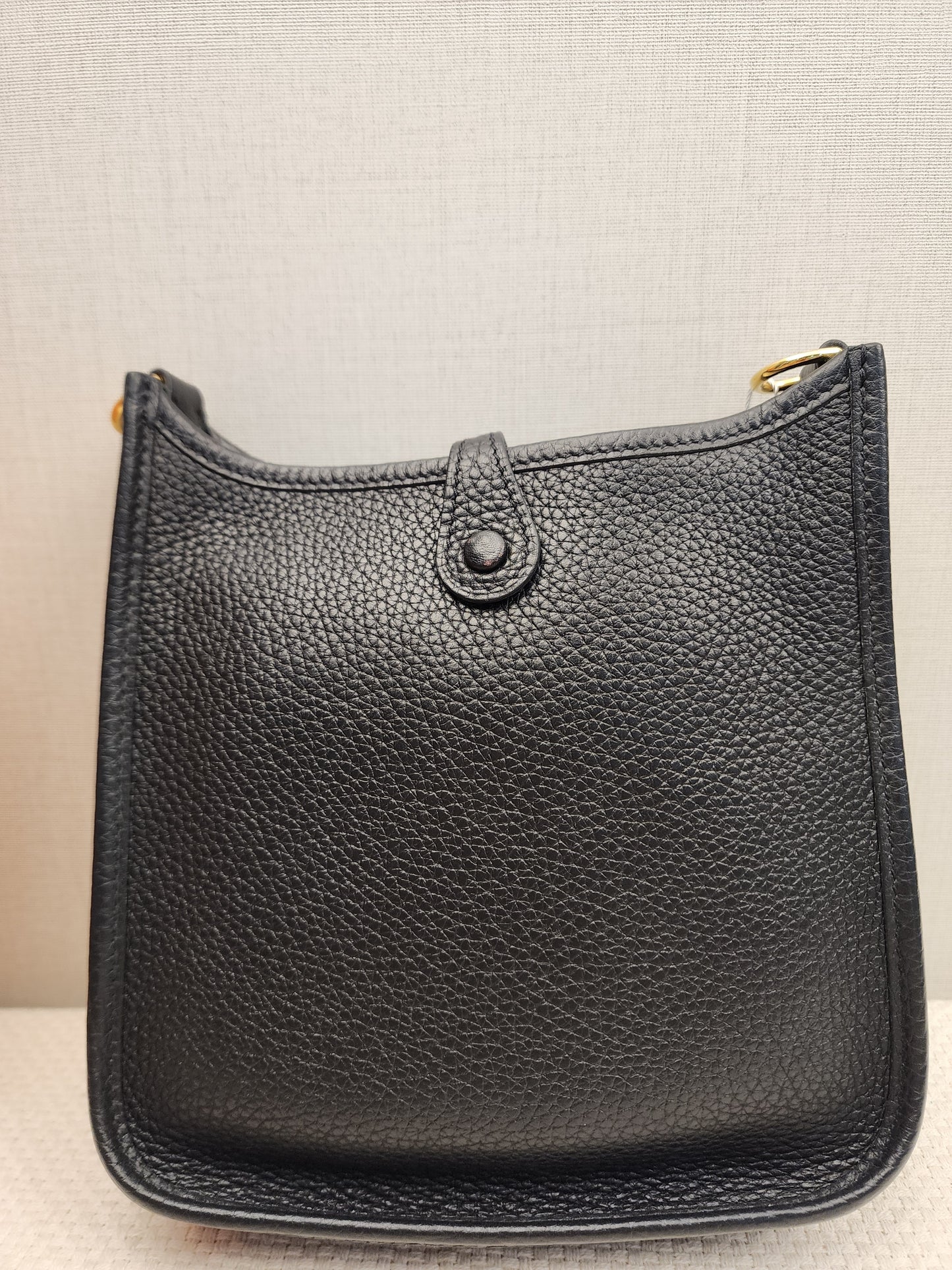 Hermes Taurillon Clemence Mini Evelyne (GHW)