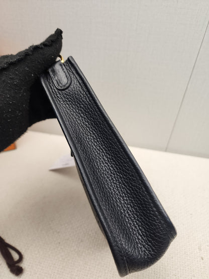 Hermes Taurillon Clemence Mini Evelyne (GHW)