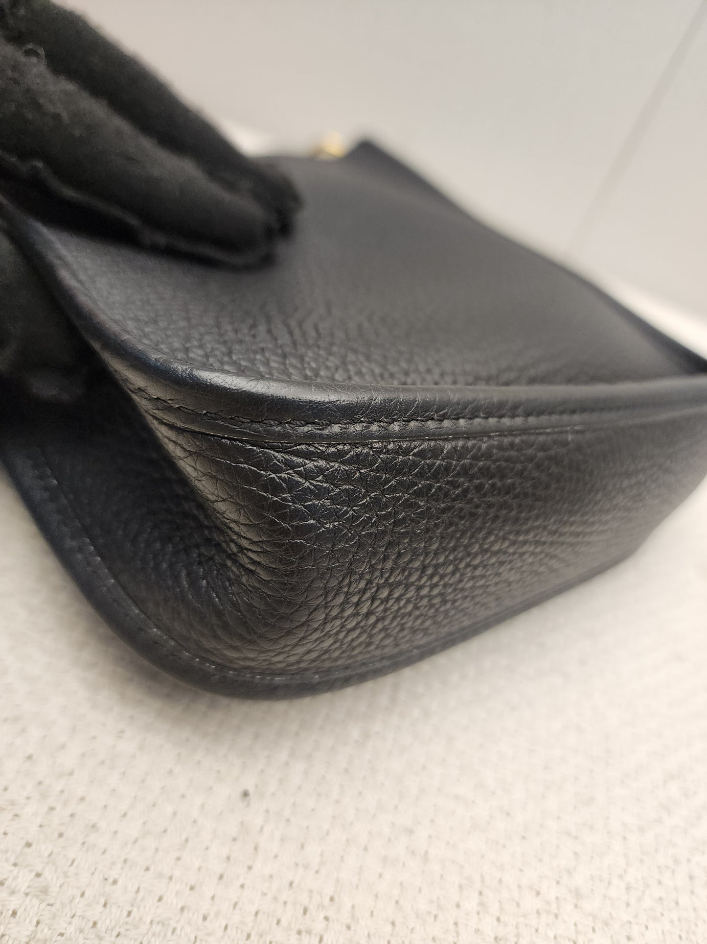 Hermes Taurillon Clemence Mini Evelyne (GHW)