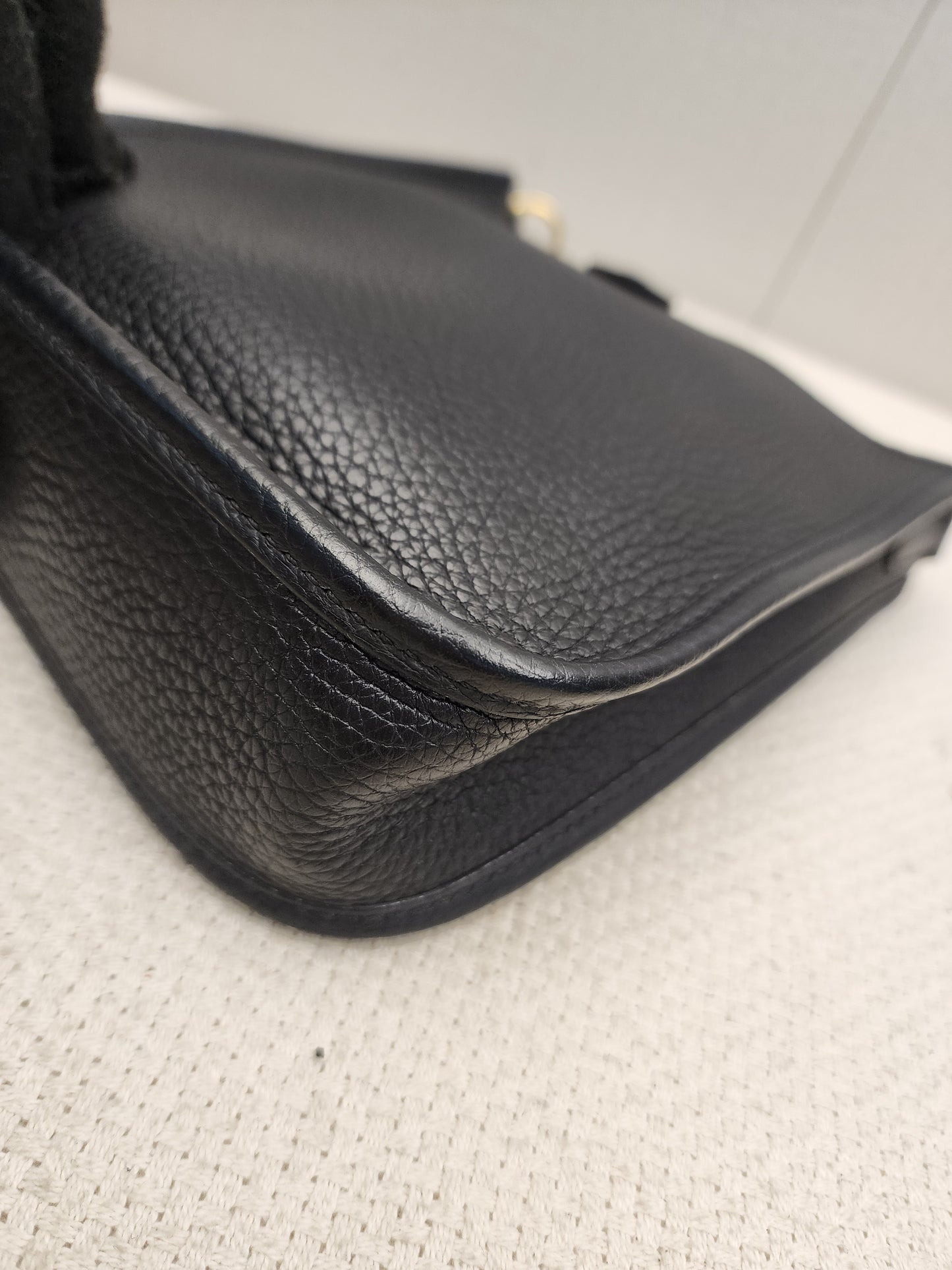 Hermes Taurillon Clemence Mini Evelyne (GHW)