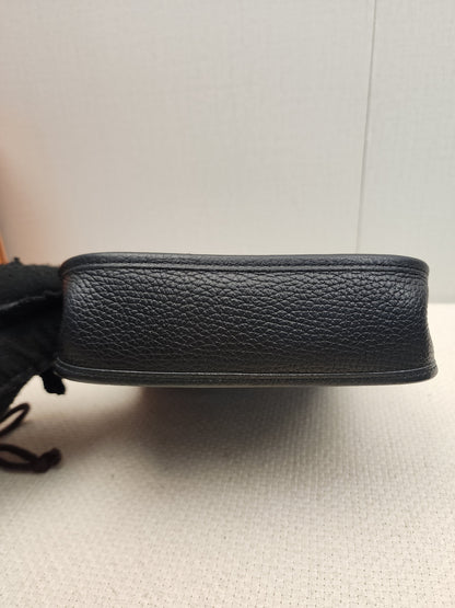Hermes Taurillon Clemence Mini Evelyne (GHW)