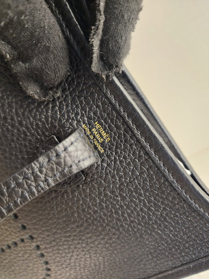 Hermes Taurillon Clemence Mini Evelyne (GHW)