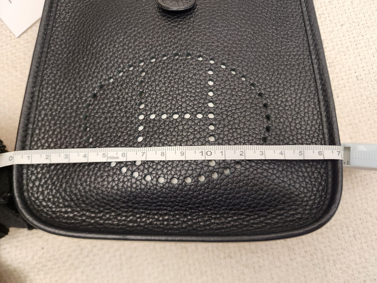 Hermes Taurillon Clemence Mini Evelyne (GHW)