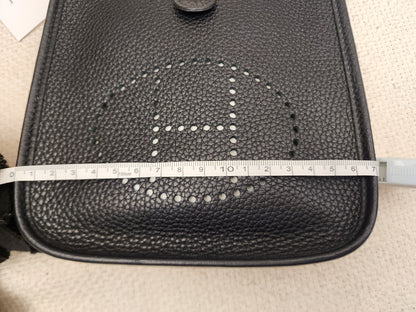Hermes Taurillon Clemence Mini Evelyne (GHW)