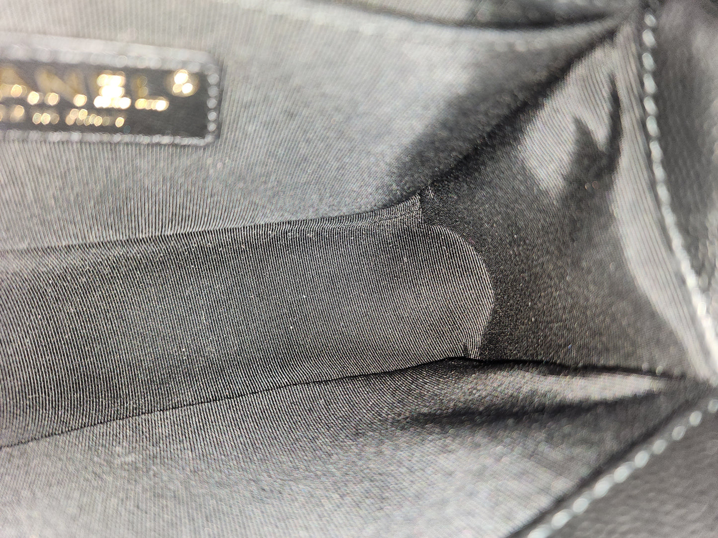 Chanel Black Caviar Small Boy (GHW)