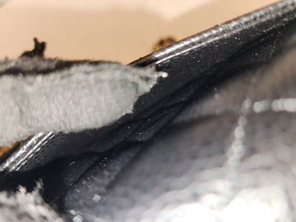 Chanel Black Caviar WOC (GHW)
