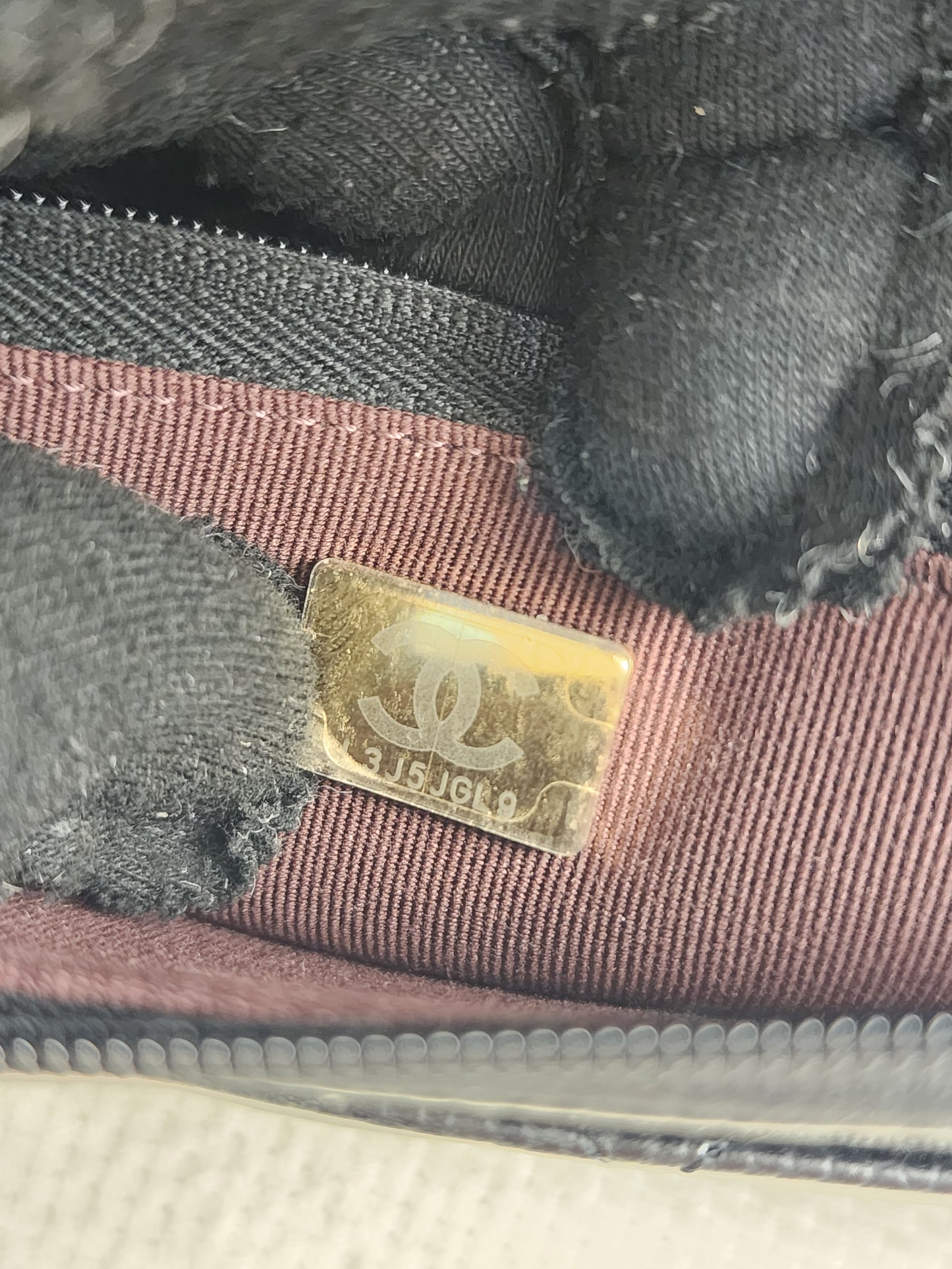 Chanel Black Caviar WOC (GHW)