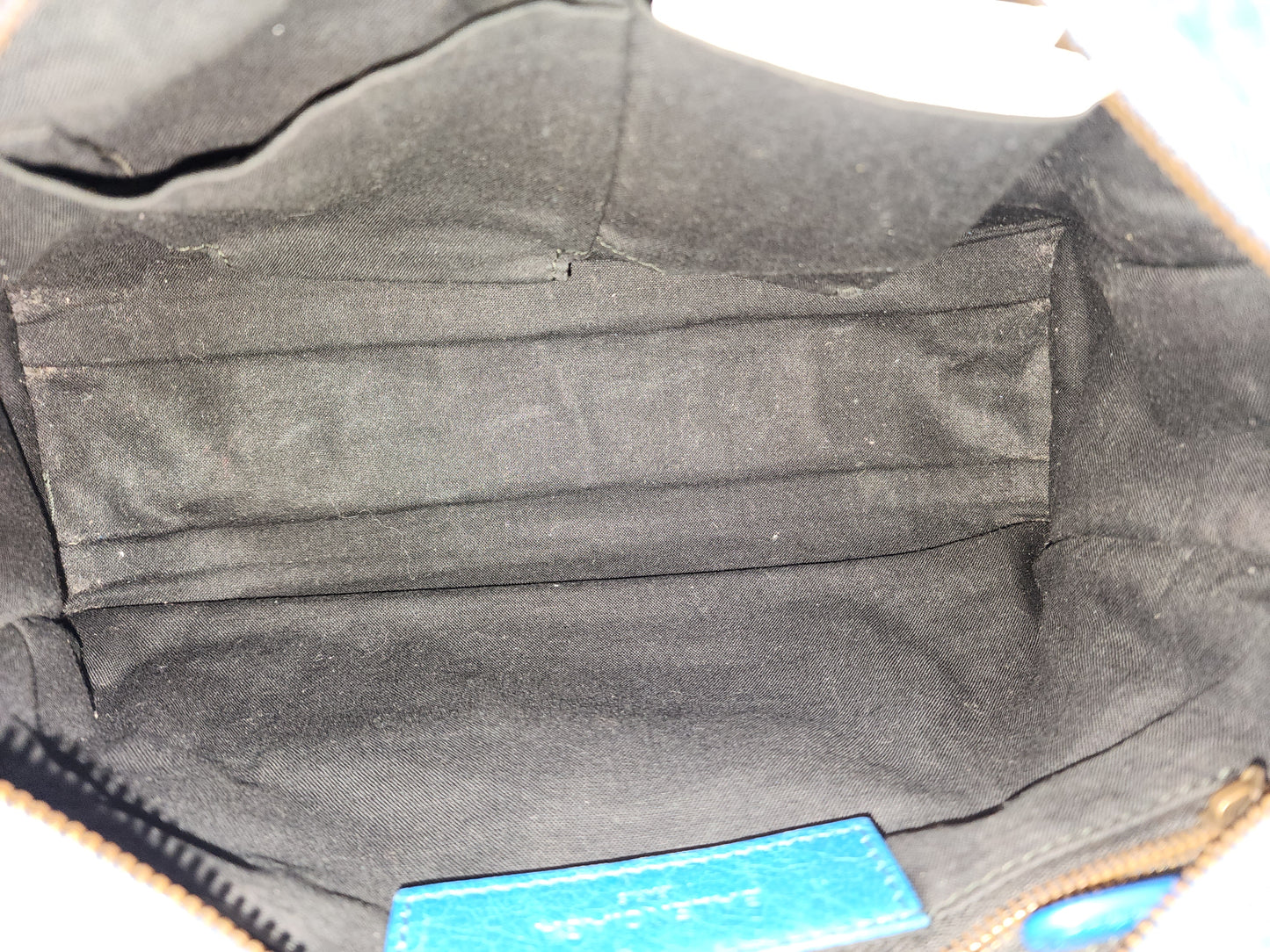 Balenciaga Blue Agneau Small City Bag (RHW)