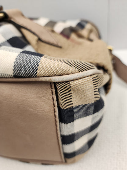 Burberry Brown House Check Parsons Hobo Bag