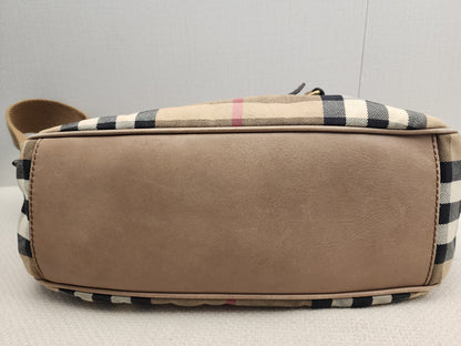 Burberry Brown House Check Parsons Hobo Bag