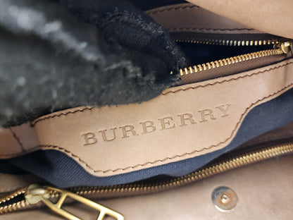 Burberry Brown House Check Parsons Hobo Bag
