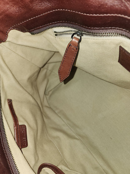 Burberry Mega Check Canvas Lowry Tote