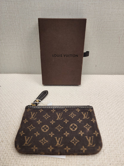 LV Minilin Canvas Key Pouch